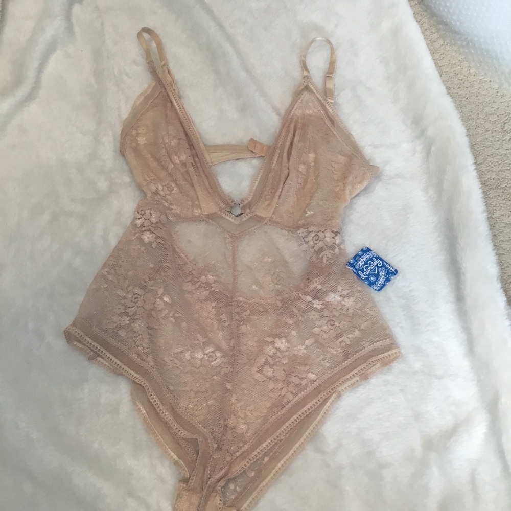 Free People lace bodysuit romper